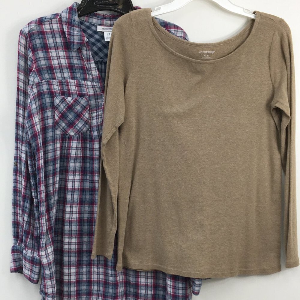Motherhood Maternity Long Sleeve Casual Top Bundle Size M GREAT Condition